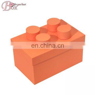 Paper Lego Colorful Chidrens Toy Storage Box photo-6
