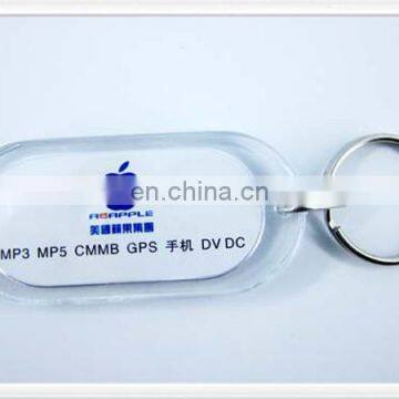 Manufacturer Custom logo personally shape Acrylic keychain