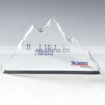 top selling products 2015 Acrylic Mountain Perspective Award, awards plastic trophy, awards ceremony decorations