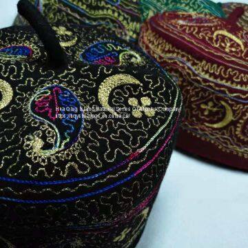 Mauritania Embroidered Wool Cap Africa Embroidered Wool Cap / Muslim Embroidered Wool Cap / Muslim Wool Cap photo-2
