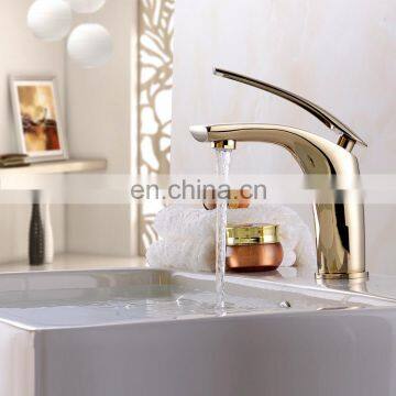 New design single handle brass bathroom basin bathtub faucet