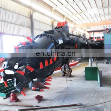 1100m3 Small River Dredging Machine Cutter Suction Dredger for sand dredging