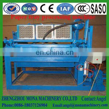 Small handcart semi automatic egg tray machine