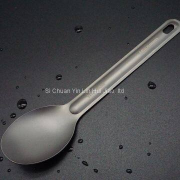 Titanium Spork - Lightweight & Strong Metal Spoon, Fork, Knife Cutlery Includes Storage Bag From Wild Peak photo-3