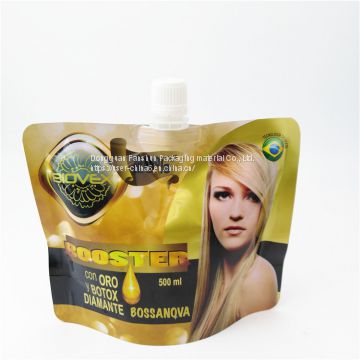 Customized production of golden hair dye compound packaging bags