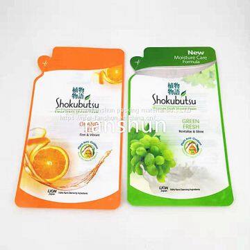 500ml detergent packing bag/nozzle nozzle packing bag