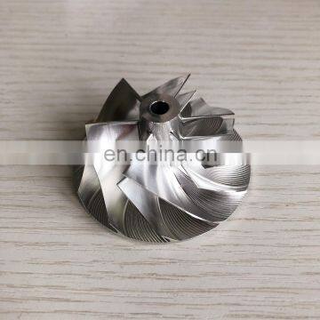 CT12 6+6 Blades 43.08/58.03mm 17291-67010 Turbocharger Milling/aluminum 2618 /billet Compressor Wheel for 17201-67010 photo-2