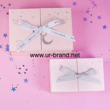 Exquisite Simple Sweet Style High-end Rectangular Large Toy Gift Box Packaging Boxes Skirt Childrens Shoes Wig Gift Boxes photo-5