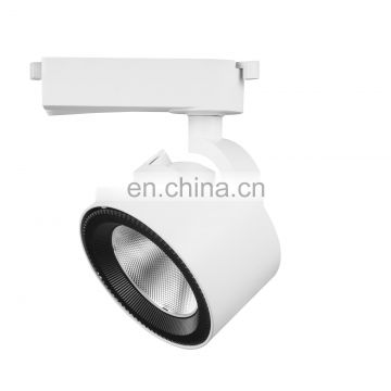 Wholesale Dimmable Rotatable LED track light 10w 20w 30w 40w Cob Commercial Spotlight no flicker