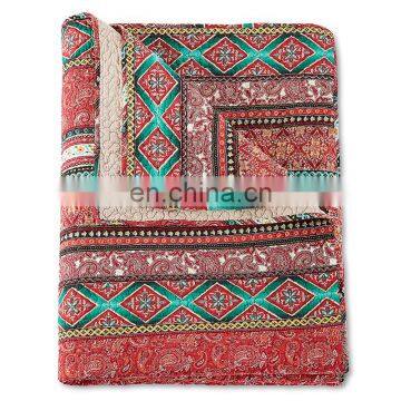 Elegant Bedspread With Cross Splendid Pattern Printed 100% Cotton,cmia Bedspread