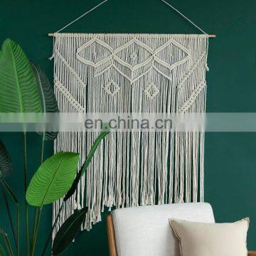 2019 Handicraft Home Accessories Macrame Cord Art Hotel Bar Used Large Cotton Macrame Rope Wall Hanging Accessories photo-2