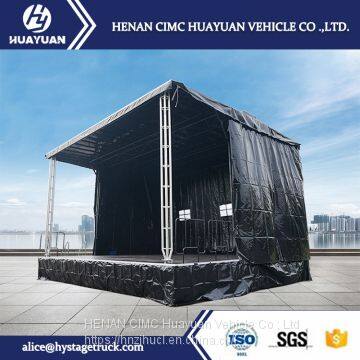 8 m Used Portable Mobile Stage Trailer photo-2