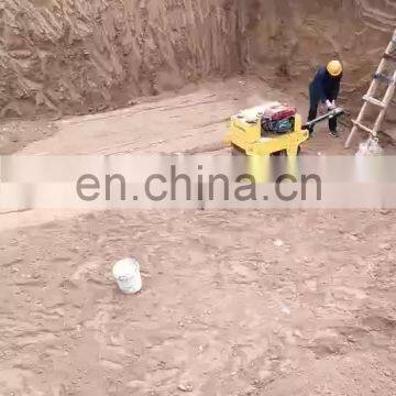 CE mini tandem pedestrian road rollers for soil compaction and asphalt patching for sale