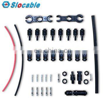 High Quality Durable Waterproof Connector 1000V 1500V With Safety Lock PV Solar Panel Connector