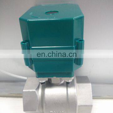 motorized valve 12 volt CR01 CR02 CR03 CR04 thread BSP NPT SS304 dn50 CTF-001 10nm on off 12v 50mm 24v shut-off valve