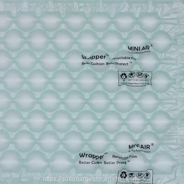 Instant inflatable air bubble wrapper film great transportation protection