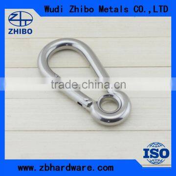 High Polished Stainless Steel Material Oval Shaped Quick Link Carabiner Spring Carabiners photo-5