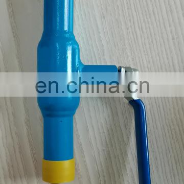 lever handle floating carbon steel fully welded ball valve