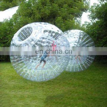 New 2020 fluorescence bumper ball PVC/TPU Inflatable bumper bubble ball for football sport games