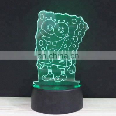 Promotion Gifts Custom 3D Creative Light Acrylic Illusion Night Lamp photo-3