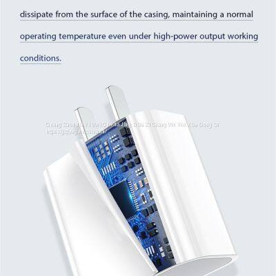 PD 18W USB-C Power Adapter Charger US EU Plug White Color photo-5