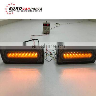 G class w463 rear lights with black flow running LED fit for G350 G400 G500 G55 G63 G65 G800 G700 G900 taillights