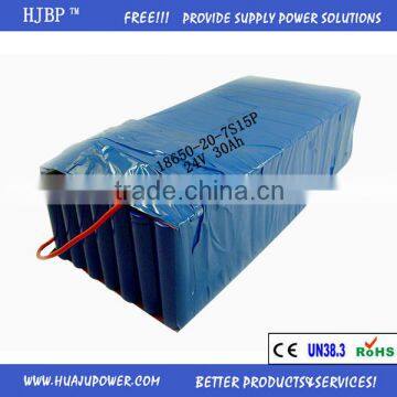 china HJBP Super popular 10ah|20ah|30ah40ah|50ah|60ah|100ah rechargeable 18650 24V li-ion Lithium battery for ups power supply