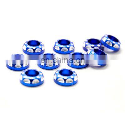 Custom6mm Aluminum Alloy Decorative License Plate Bolt Screw Gasket photo-4