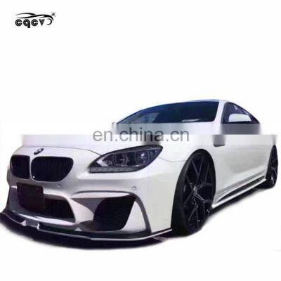 WD style body kit for BMW 6 series F06 F12 F13 front bumper rear bumper and fender for BMW f06 f12 f13 facelift