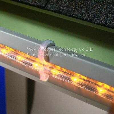 Mini Lights String Hanging Gutter Hook Plastic Clips for Christmas Outdoor Hanging photo-4