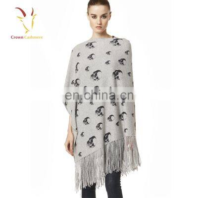 New Fashion Design Lady Print Cashmere Shawl