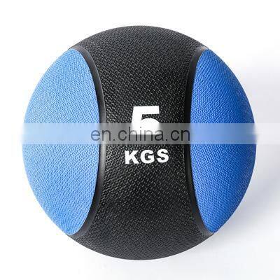 Medicine Ball Durable Fitness Equipment Heavy Duty Adult Training 5Kg Rubber Heavy Medicine Wall Ball Custom Logo