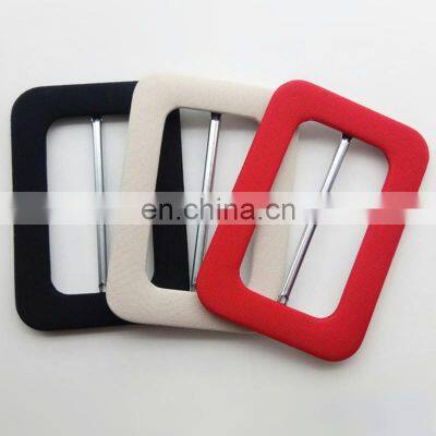 Wholesale Astor Cloth Men New Woven Elastic Custom Fabric Covered Belt Buckle photo-2