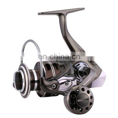 Amazon 1000-7000 New Design 13+1 BB Two Bearing Syaterm Gapless Sea Water Metal Spinning Reel