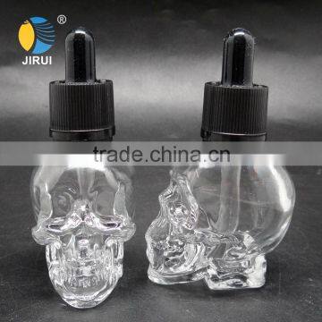 30ml Skull brain glass dropper bottle glass essential oil bottles