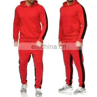 2021 foreign trade autumn and winter new wish Amazon men's fashion suit sports casual hooded jogging suit