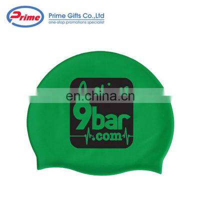 Custom Printed 100% Silicone Waterproof Swim Cap photo-2