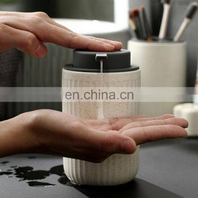 Small MOQ 200pcs New Design White Blue Black Ceramic Bathroom Accessories Sets for Hotel Household photo-5