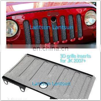 3D insect nets front grille mesh with hole for jeep for wrangler JK J031