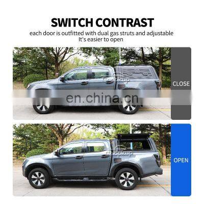 Steel Truck Canopy Pickup Truck Cover Hardtop Topper Canopy for Gmc Silverado Colorado