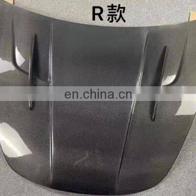 2021 Model 3 R Style Carbon Fiber Engine Hood Bonnet For Tesla Model3 photo-3