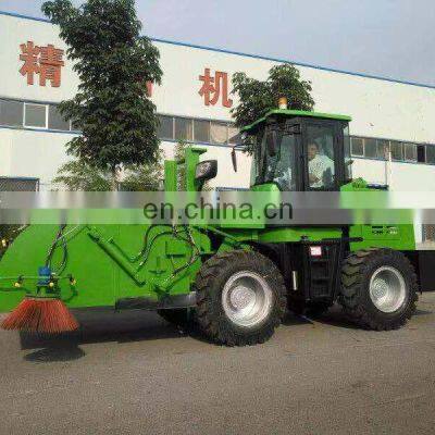 Cheap Snow removal equipment Wheel Loader type road mini street sweeper