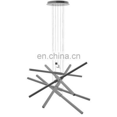 Modern minimalist Living room chandelier Black lines minimalist long dining room lamps luxury Nordic Pendant Lights