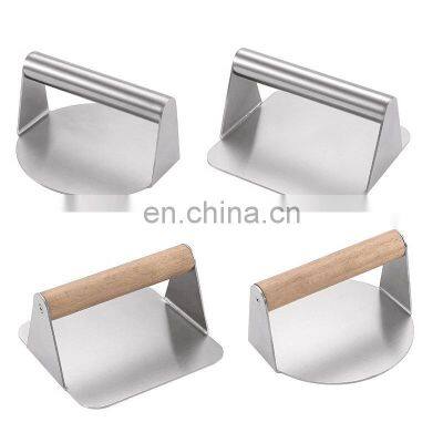 Stainless Steel Household Manual Grill Pressure Meat Press Hammer Tear photo-5