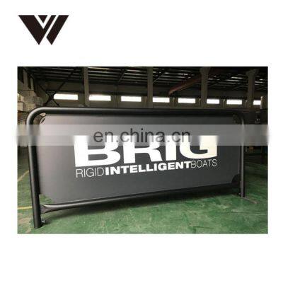 WELDON Hot Sale Cafe Breeze Barriers /Wind/advertising Barrier With Banner for Advertising photo-3
