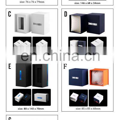 Good Quality Black White Luxury Skmei Watch Paper Packaging Gift Box Inside a Pillow Protect photo-4
