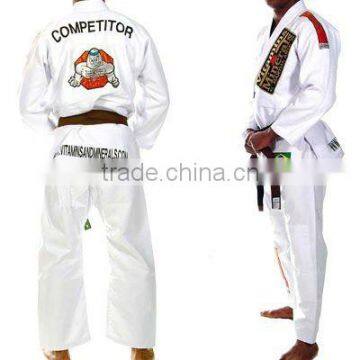 Fully Customized BJJ Gi with embroideries and patches