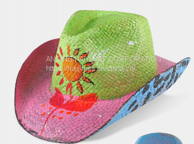 Fashion Western Cowboy Hat Outdoor Sunscreen Fishing Straw Hat Summer Sun Hat photo-4