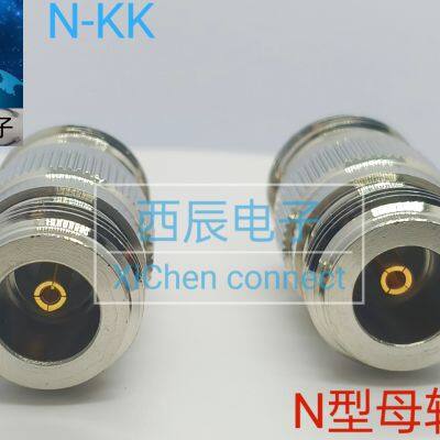 RF coaxial connector N female  head to female head