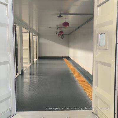 Hazmat waste temporary storage buildings/lockers/cabinet/room/cabin/temporary storage chemical equipment prefabricated/container